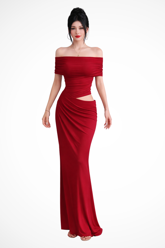 Nadia Women's Maxi Dress - front view