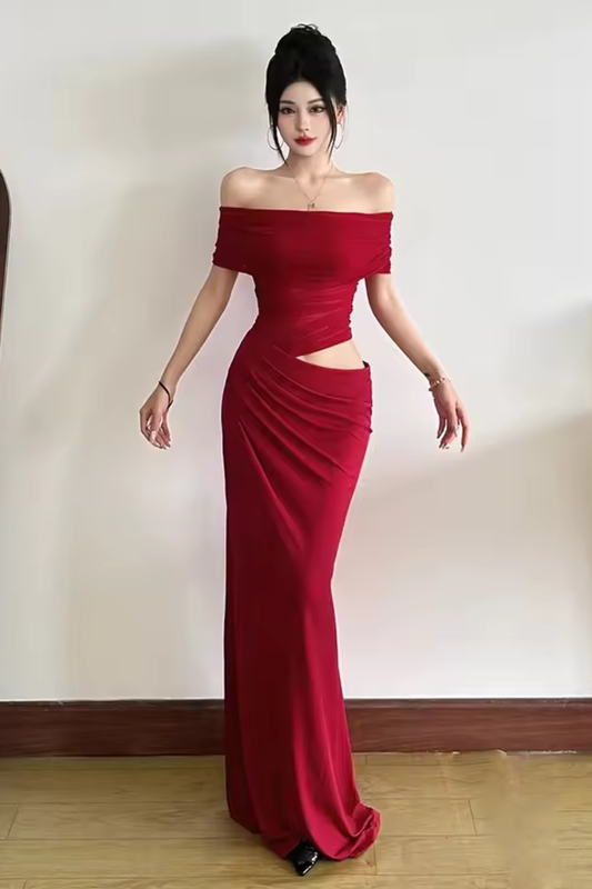 Nadia Women's Maxi Dress - styled view