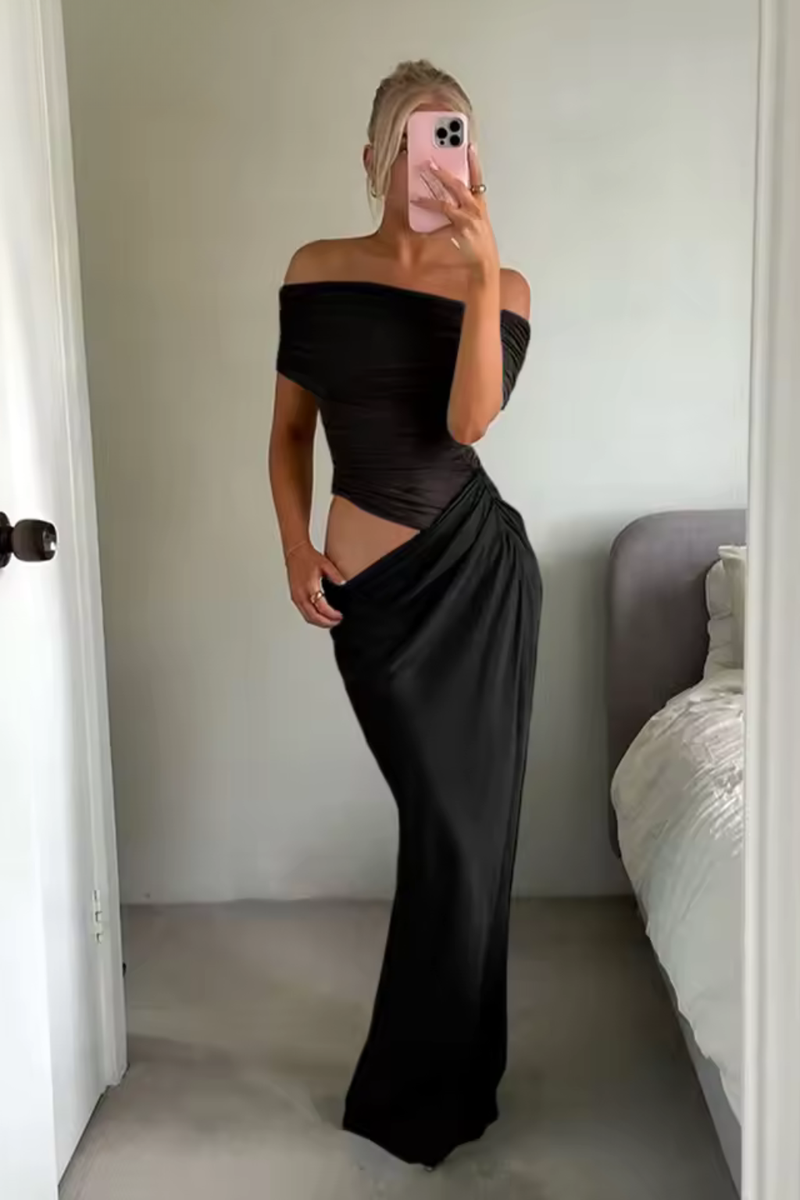 Nadia Women's Maxi Dress - back view