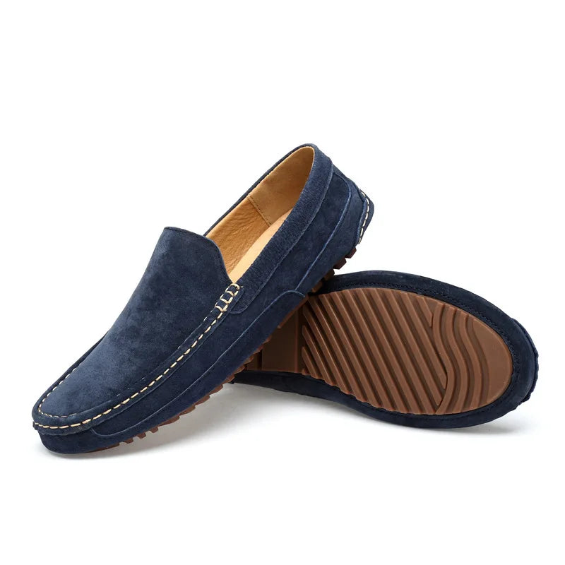 Wilder Men's Suede Loafers - styled view