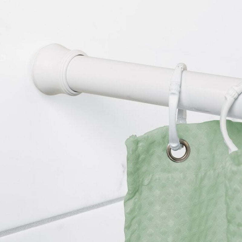 Adjustable Telescopic Curtain Rod | No-Drill, Rustproof Aluminum