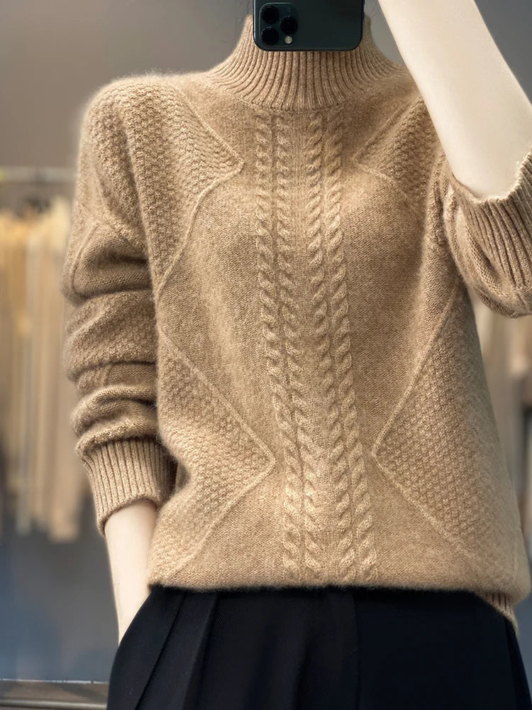 Selma Women's Sweater - flat lay