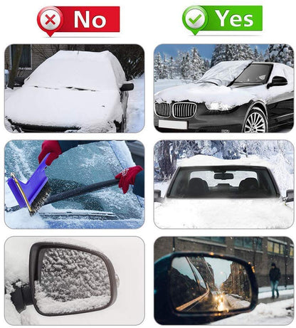 Pine Car Windshield Cover - full-length view