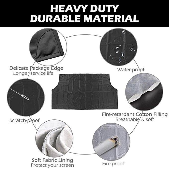 Pine Car Windshield Cover - fabric and finish detail