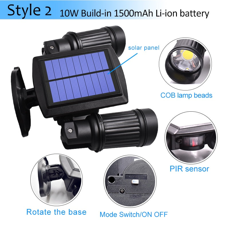 Thistle Solar Led Lights - full-length view