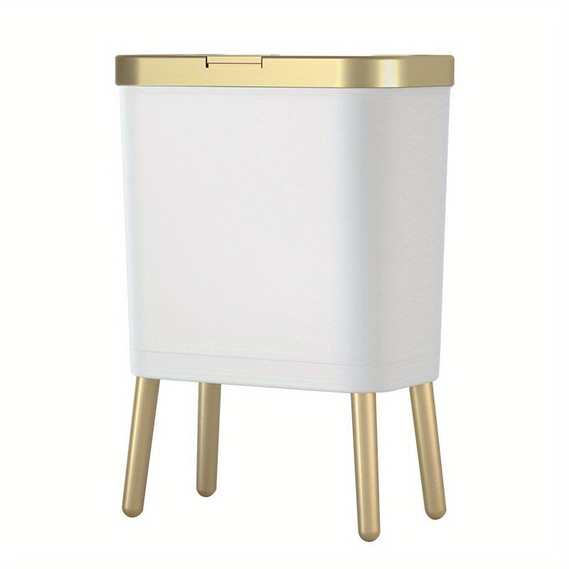 15L Elevated Trash Can | Odour-Sealing Lid, Waste Bin