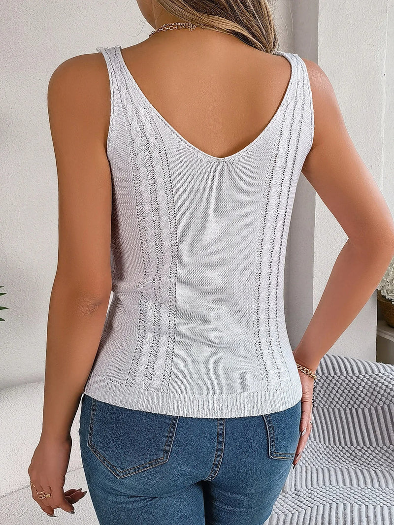 Selma Women's Tank Top - flat lay
