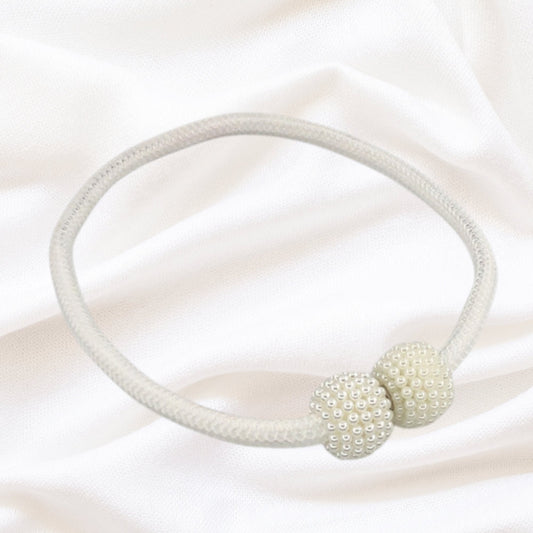 Magnetic Pearl Curtain Tie Backs | No-Hook, 2-Pack