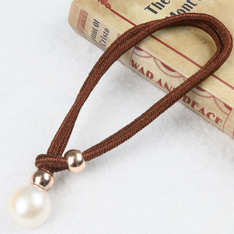 Lustrous Pearl Curtain Tie Backs | Faux Pearl, Adjustable 2-Pack