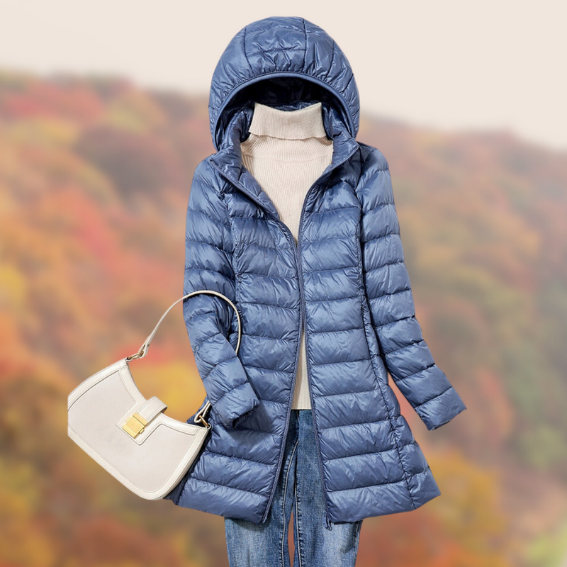 Cleo Women's Puffer Jacket - front view