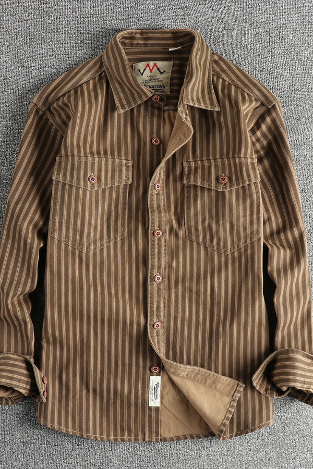 Griffin Men's Striped Blouse - front view