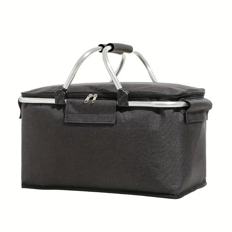 Folding Picnic Basket | Leakproof Insulated Lining