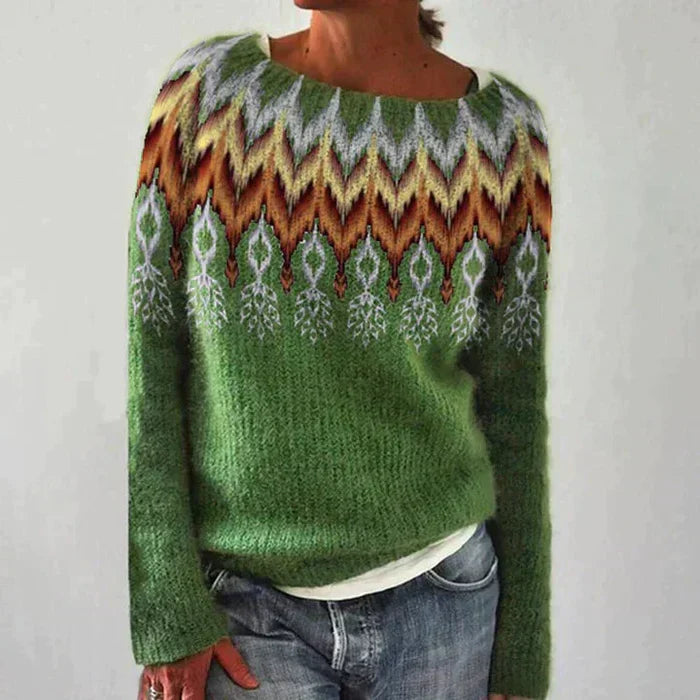 June Women's Sweater - back view