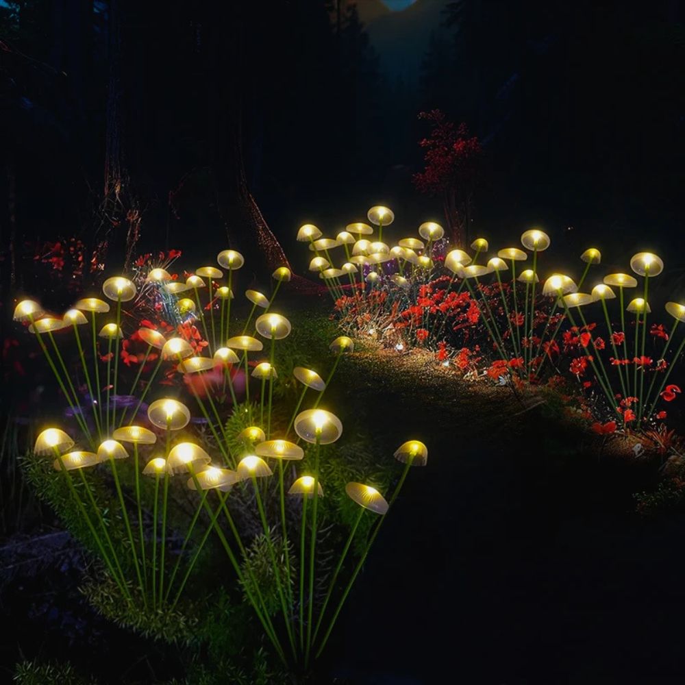 North Solar Decor Lights - fabric and finish detail