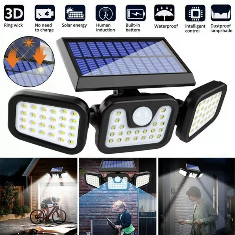 Heath Solar Lights - back view
