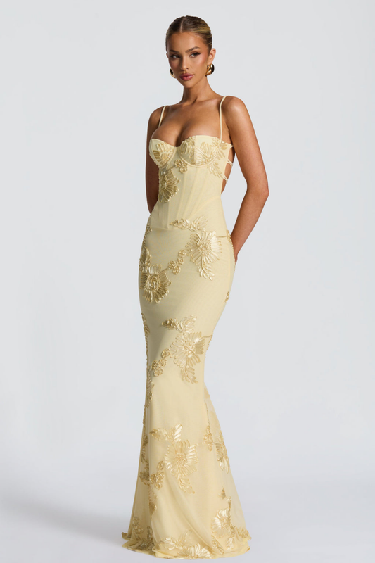 Harlow Women's Floral Maxi Dress - front view