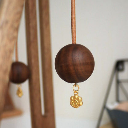 Acacia Wood Paper Roll Stand | Anti-Slip Base, Minimalist Decor