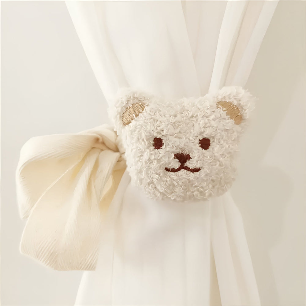 Teddy Bear Curtain Straps | Plush, Kids' Room Decor
