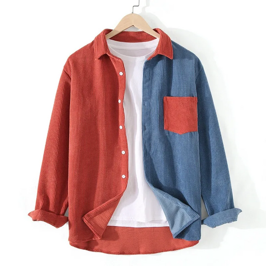 Dahlia Women's Corduroy Button-up - front view