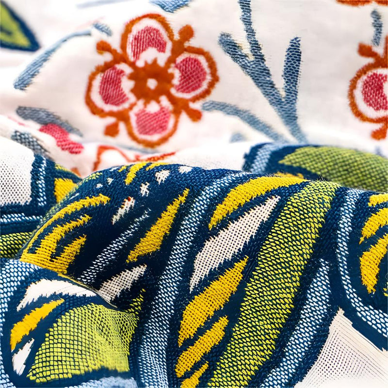 Reversible Cotton Bath Towel | Garden Floral