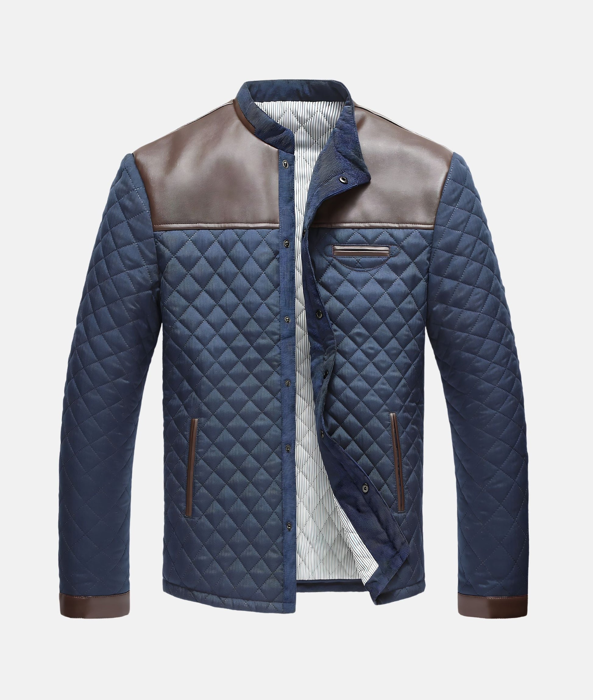 Rufus Men's Quilted Jacket - front view
