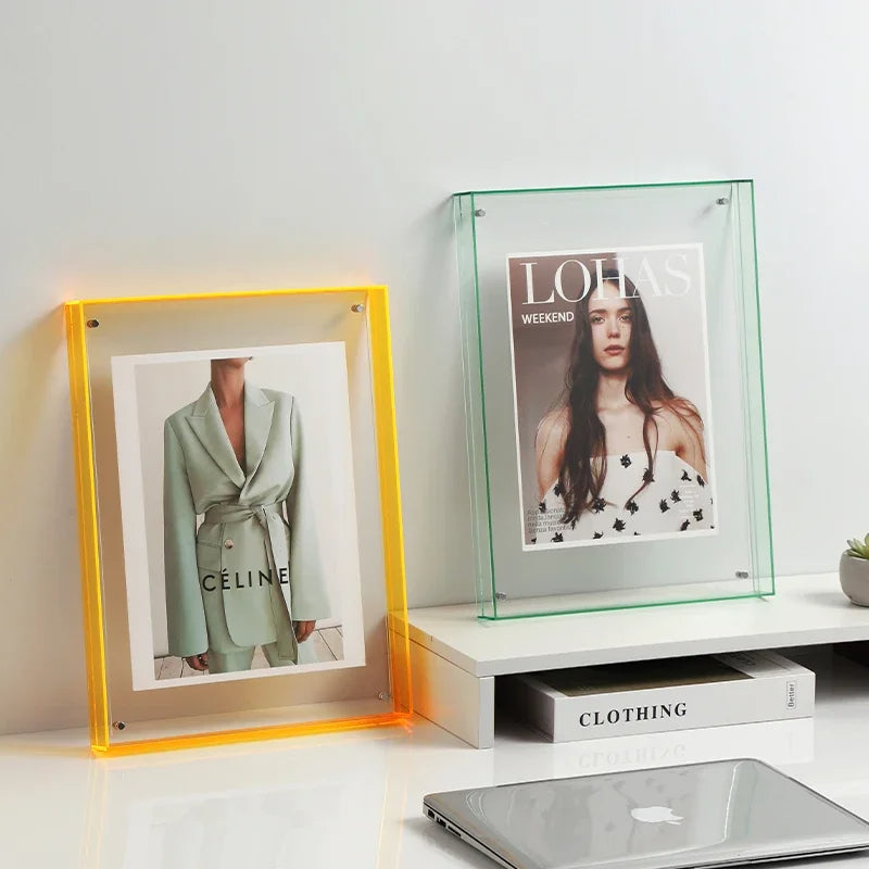 Ember Solar Photo Frame - back view