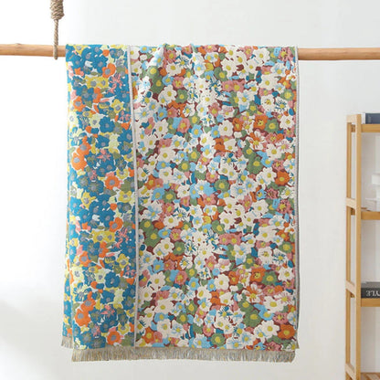 Reversible Cotton Bath Towel | Colorful Print