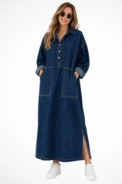 Xanthe Women's Oversized Maxi Dress - front view