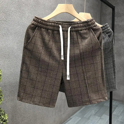 Imogen Women's Plaid Shorts - full-length view