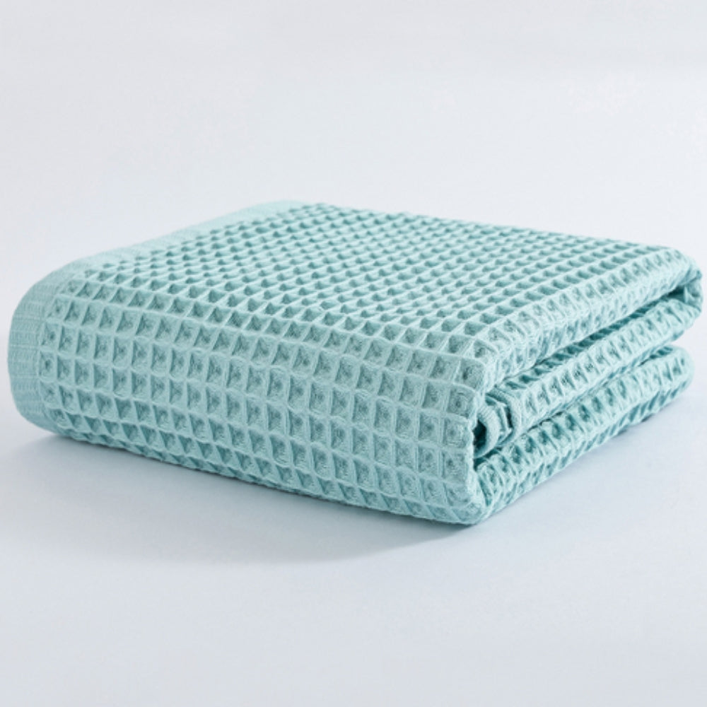 Cotton Waffle Bath Towel | Textured, Quick-Dry