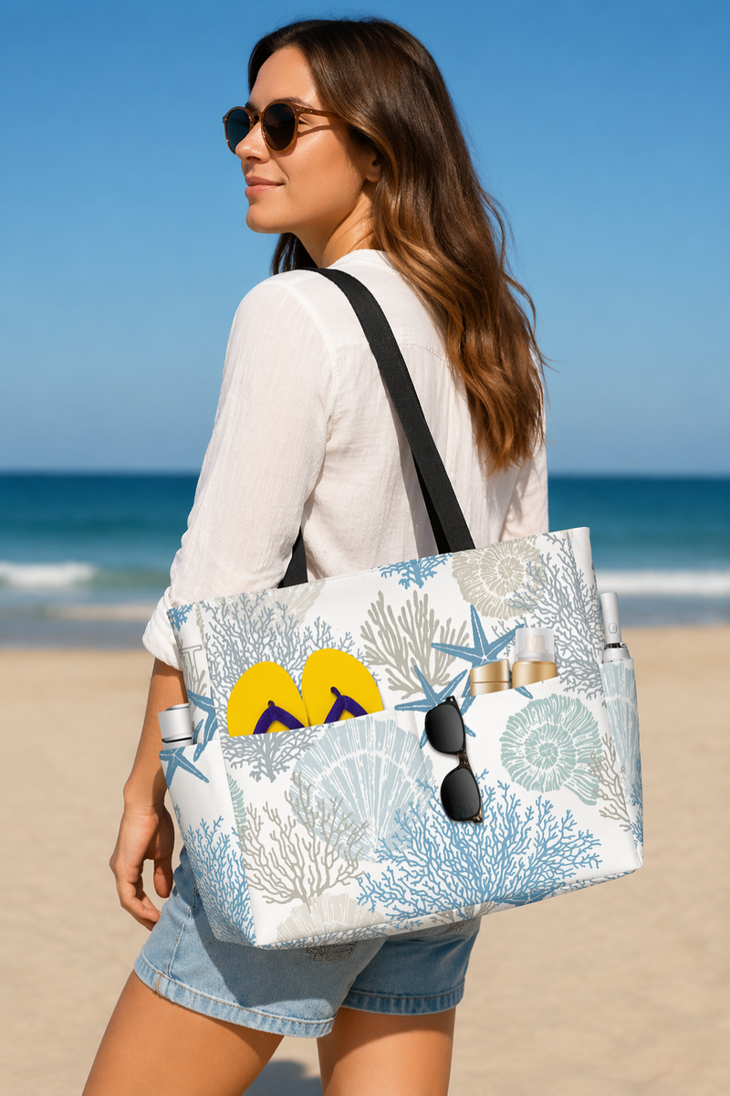 Eloise Women's Printed Tote Bag - styled view