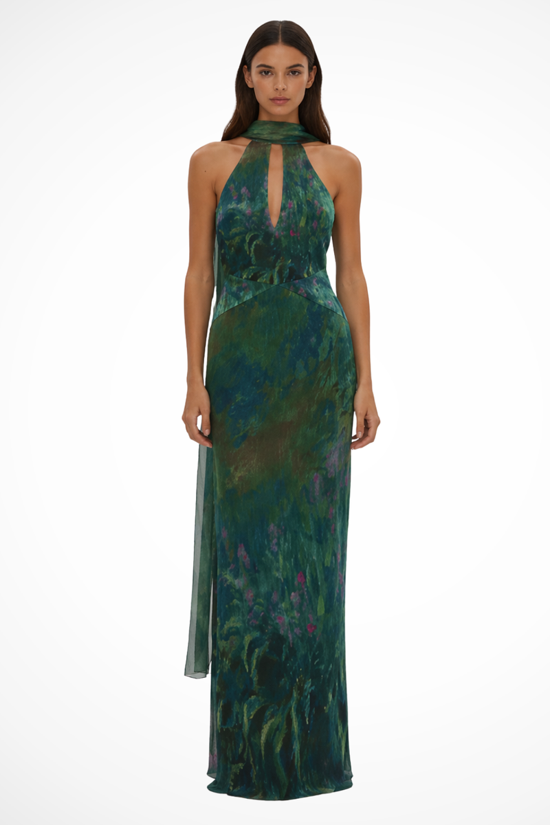 Juliette Women's Printed Maxi Dress - front view
