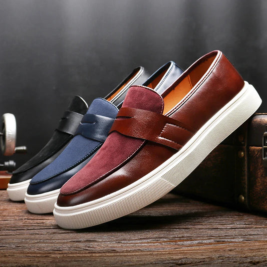 Tamsin Women's Suede Loafers - front view