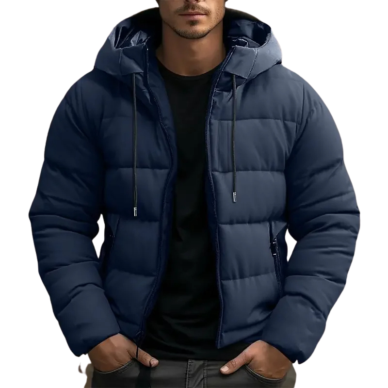 Elias Men's Puffer Jacket | Hooded