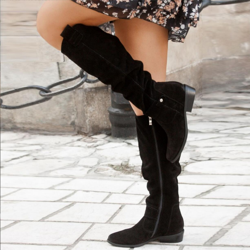 Noor Women's Boots - fabric and finish detail