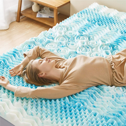 Isle Portable Mattress Topper - styled view