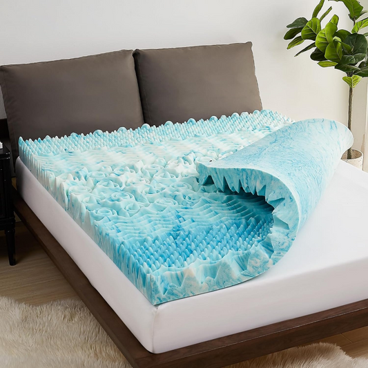 Isle Portable Mattress Topper - styled view