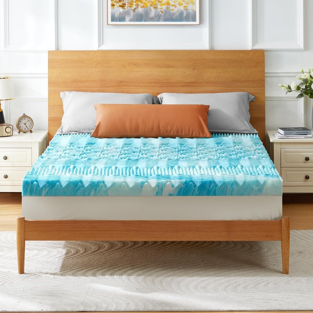 Isle Portable Mattress Topper - full-length view