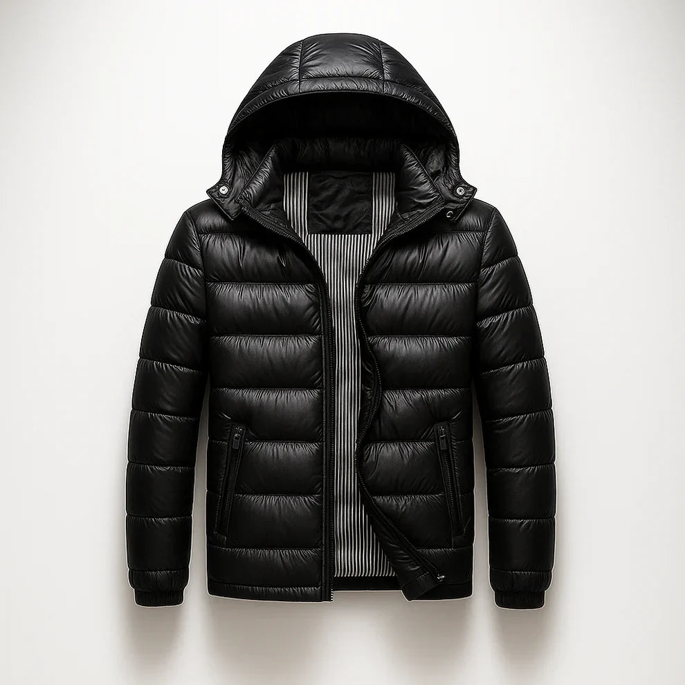 Elena Women's Puffer Jacket - back view
