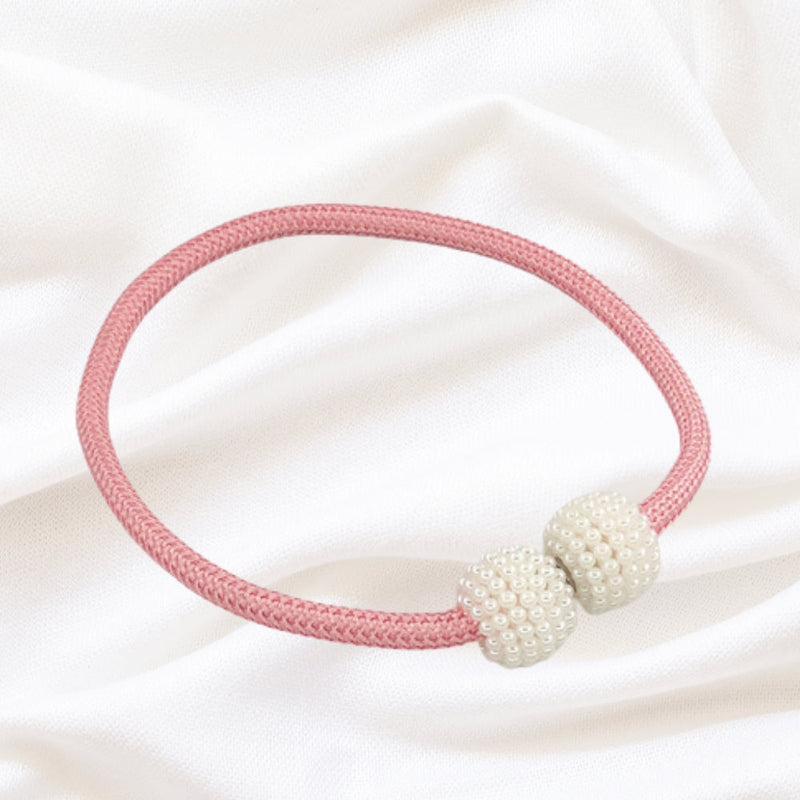 Magnetic Pearl Curtain Tie Backs | No-Hook, 2-Pack