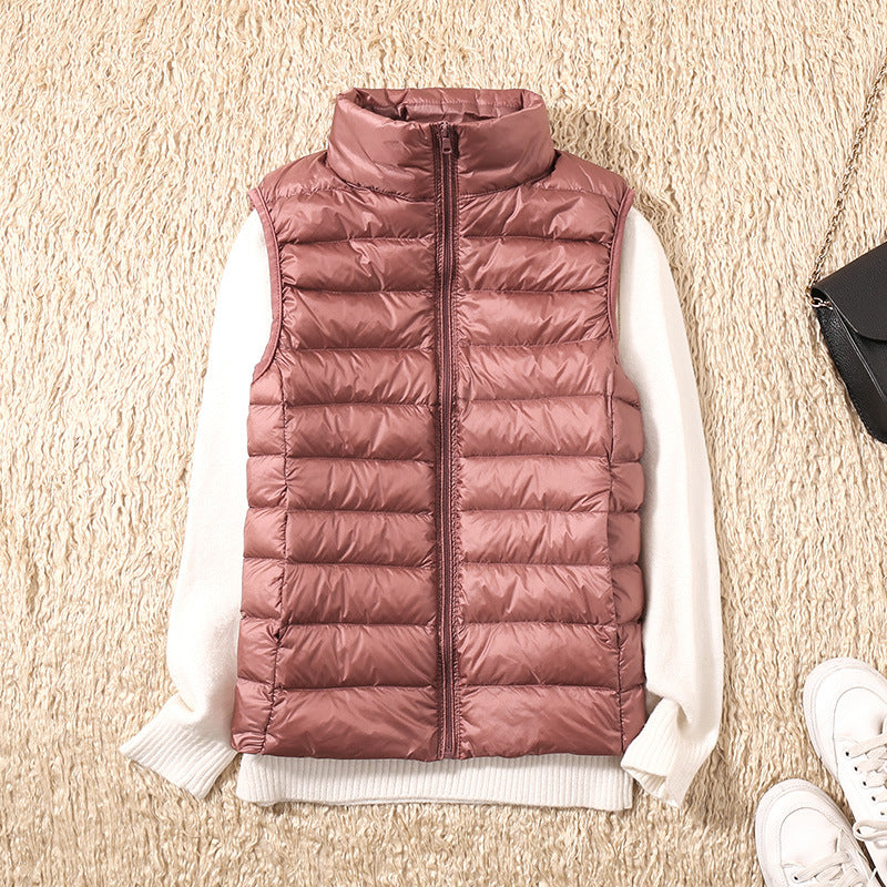 Odette Women's Quilted Puffer Jacket | Orange, Khaki