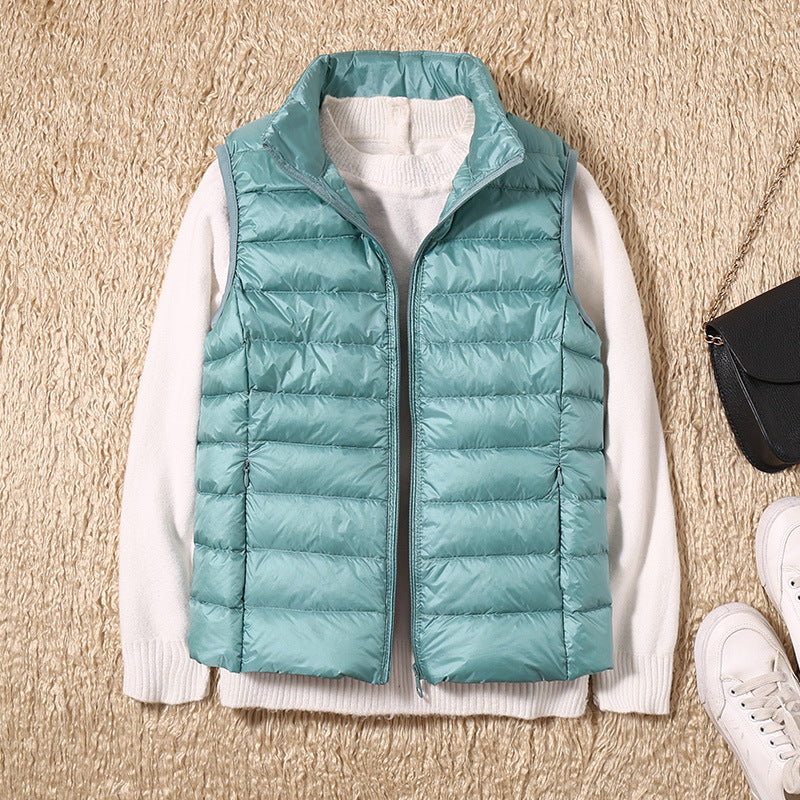 Odette Women's Quilted Puffer Jacket - shown in use