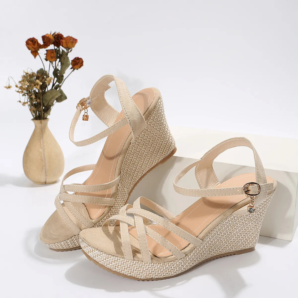 Hattie Women's Platform Espadrilles - back view