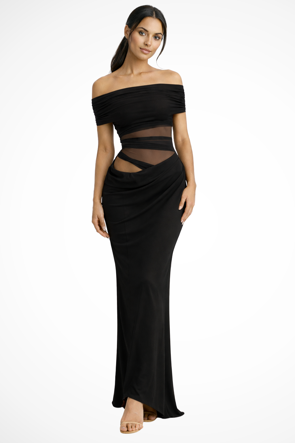 Clara Women's Maxi Dress - close-up detail