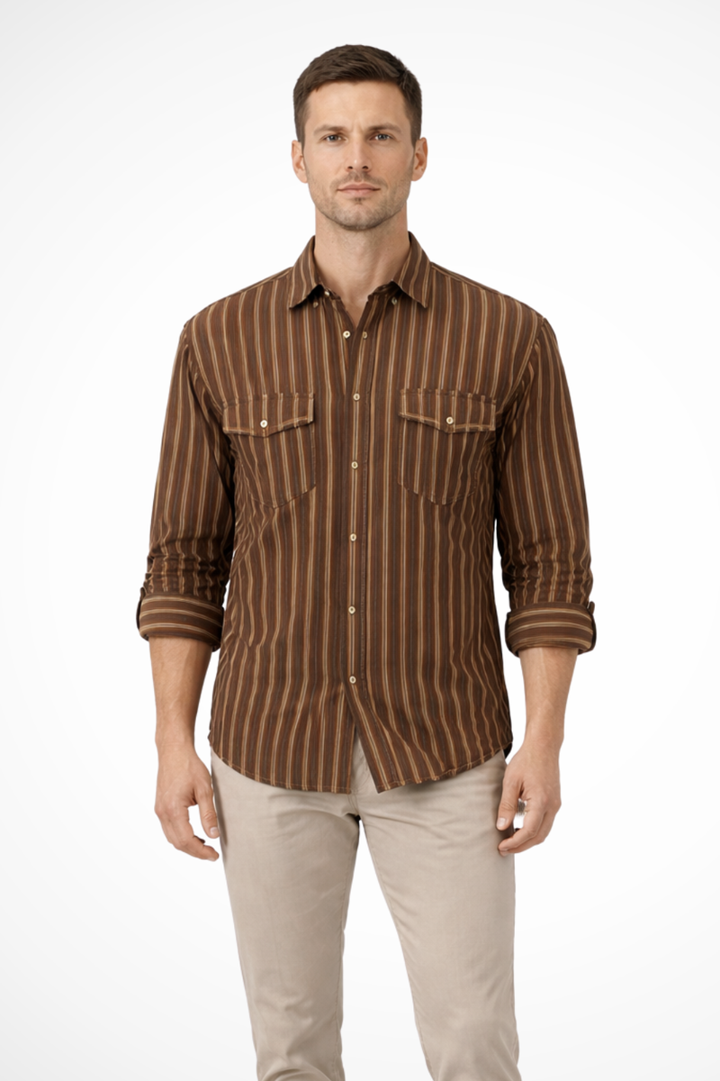 Griffin Men's Striped Blouse - shown in use