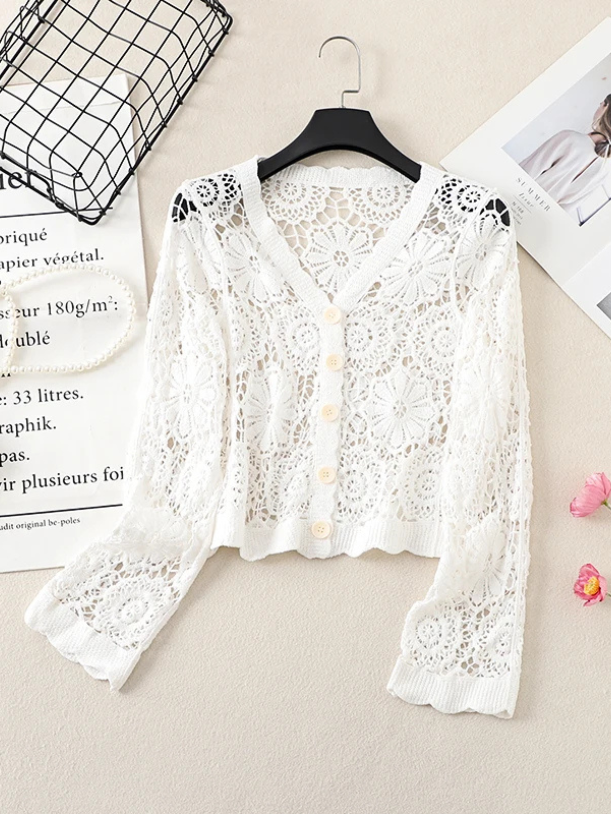 Wren Women's Cardigan - flat lay
