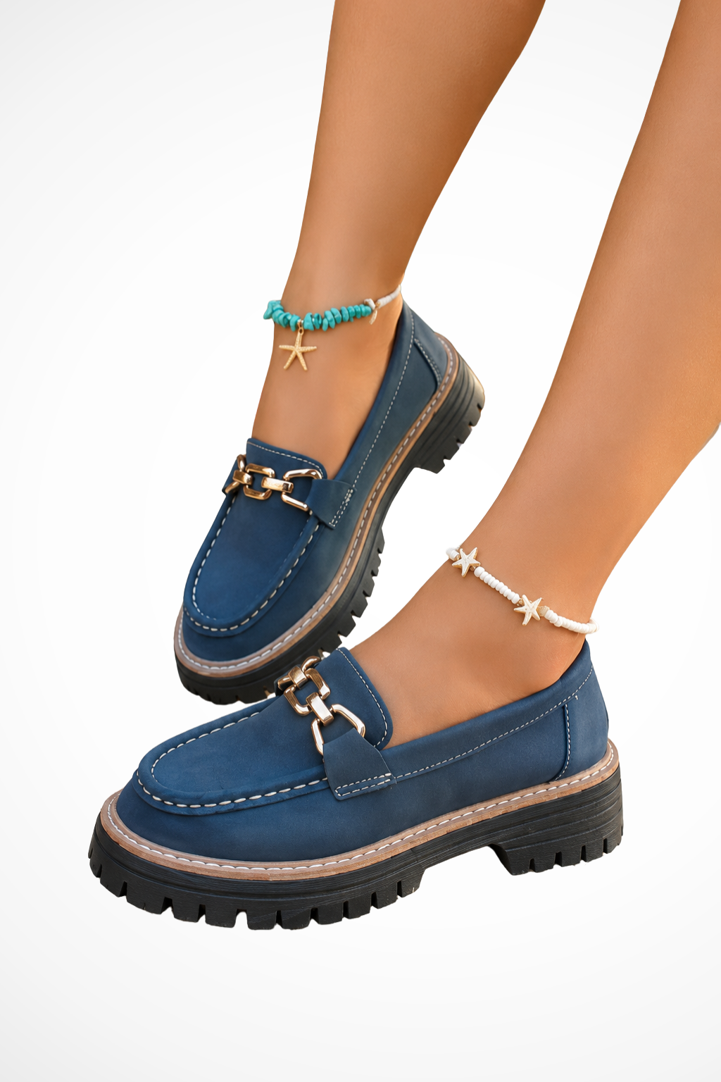 Ava Women's Loafers - styled view