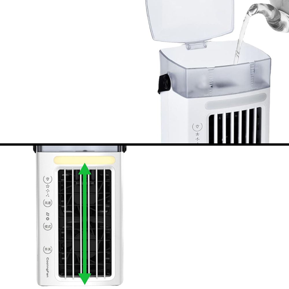 North Portable Air Conditioner - fabric and finish detail