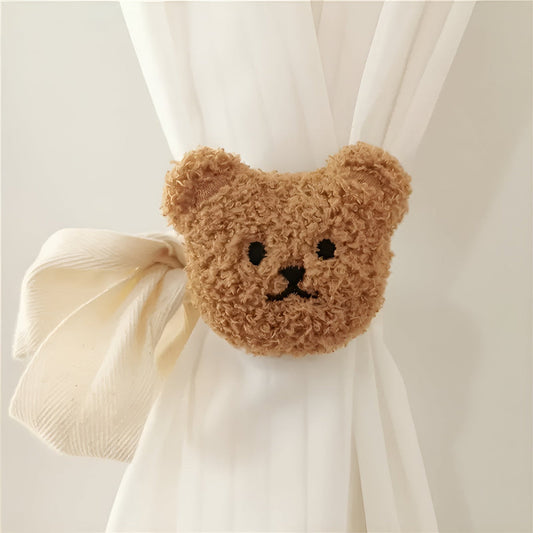 Teddy Bear Curtain Straps | Plush, Kids' Room Decor