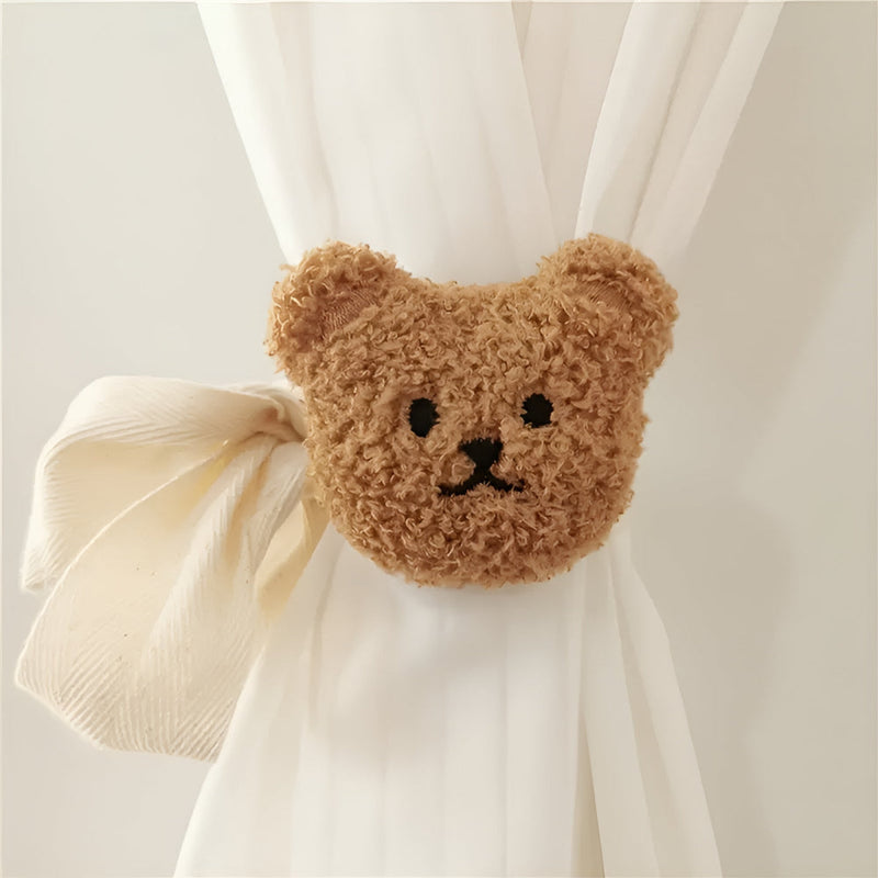 Teddy Bear Curtain Straps | Plush, Kids' Room Decor